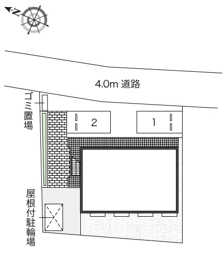 ★手数料０円★調布市西つつじケ丘　月極駐車場（LP）